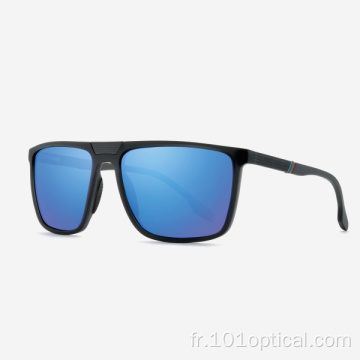 Lunettes de soleil rectangulaires Navigator TR-90 pour hommes